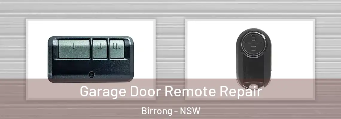Garage Door Remote Repair Birrong - NSW
