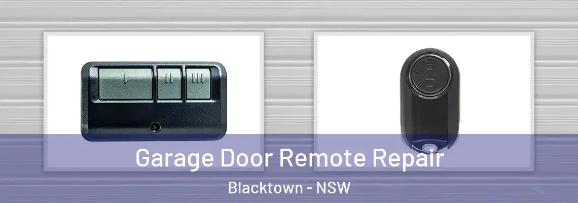 Garage Door Remote Repair Blacktown - NSW