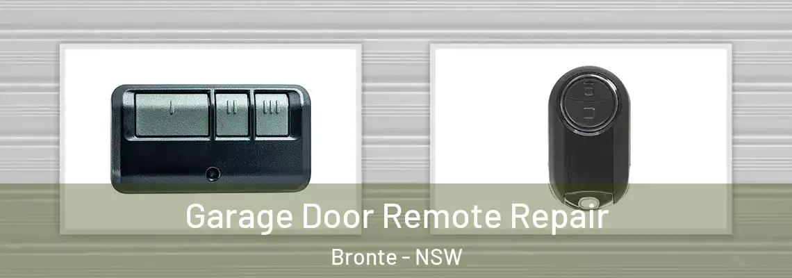 Garage Door Remote Repair Bronte - NSW