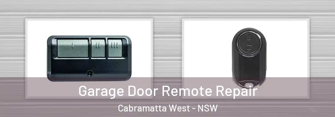 Garage Door Remote Repair Cabramatta West - NSW