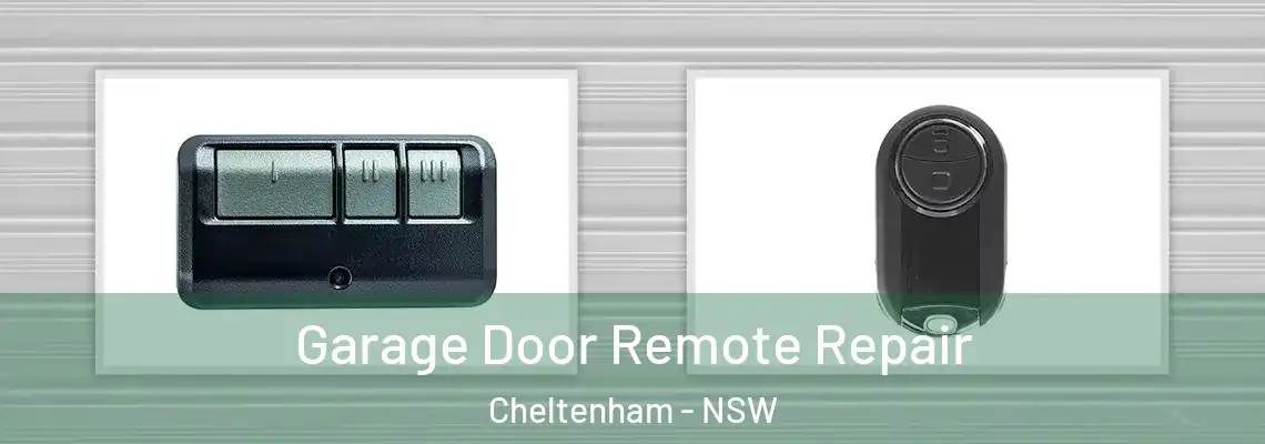 Garage Door Remote Repair Cheltenham - NSW