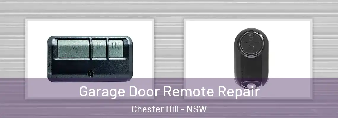 Garage Door Remote Repair Chester Hill - NSW