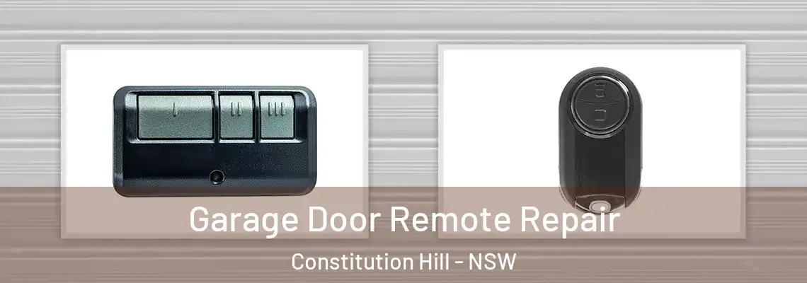  Garage Door Remote Repair Constitution Hill - NSW