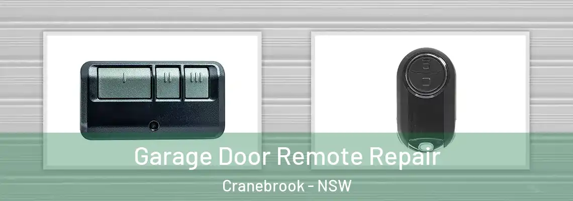 Garage Door Remote Repair Cranebrook - NSW