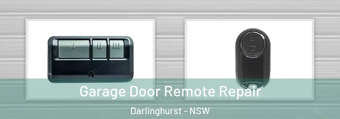 Garage Door Remote Repair Darlinghurst - NSW