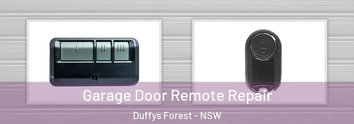 Garage Door Remote Repair Duffys Forest - NSW