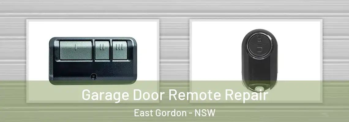 Garage Door Remote Repair East Gordon - NSW