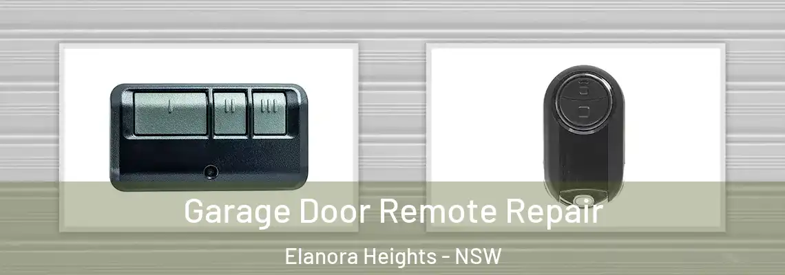 Garage Door Remote Repair Elanora Heights - NSW