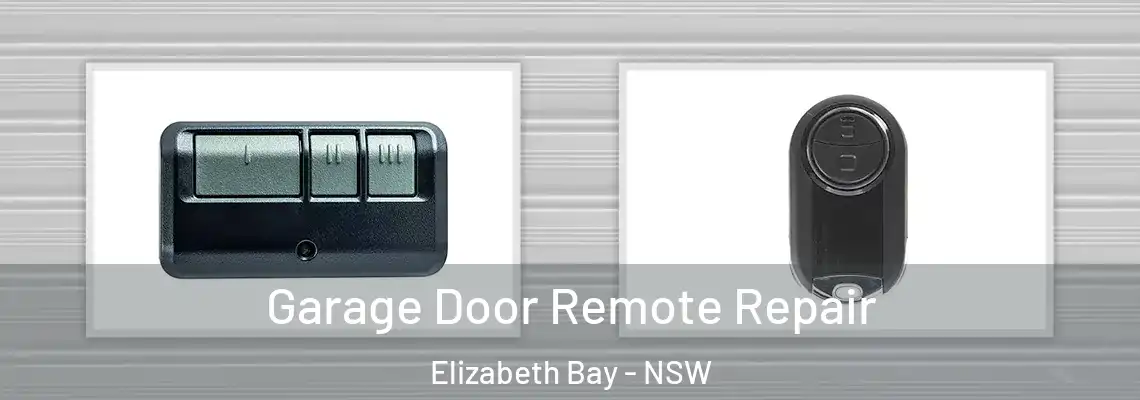 Garage Door Remote Repair Elizabeth Bay - NSW