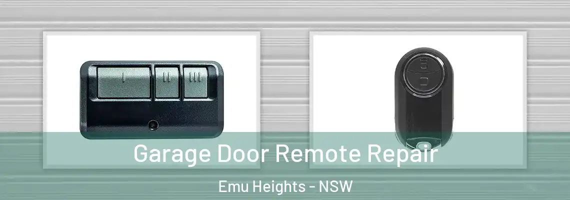 Garage Door Remote Repair Emu Heights - NSW