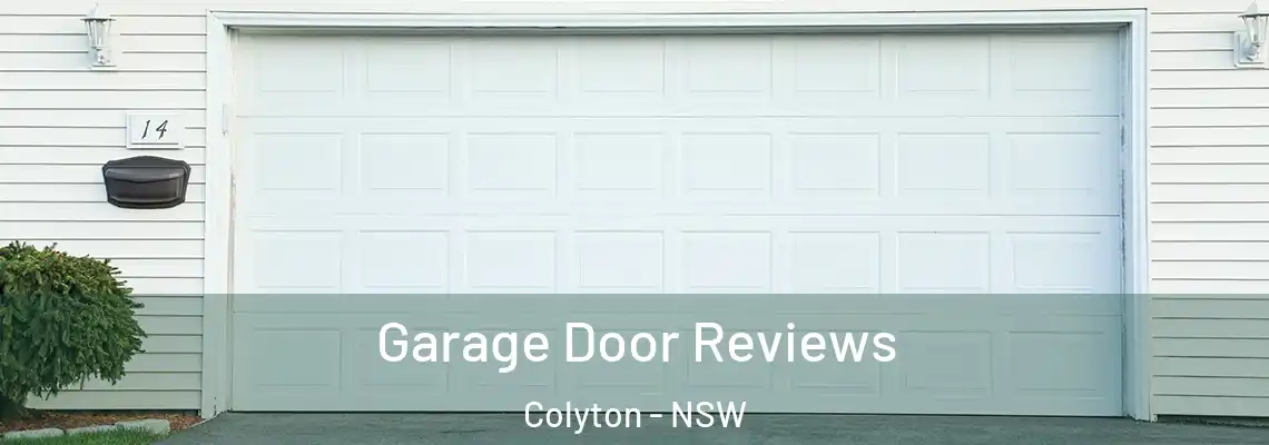 Garage Door Reviews Colyton - NSW