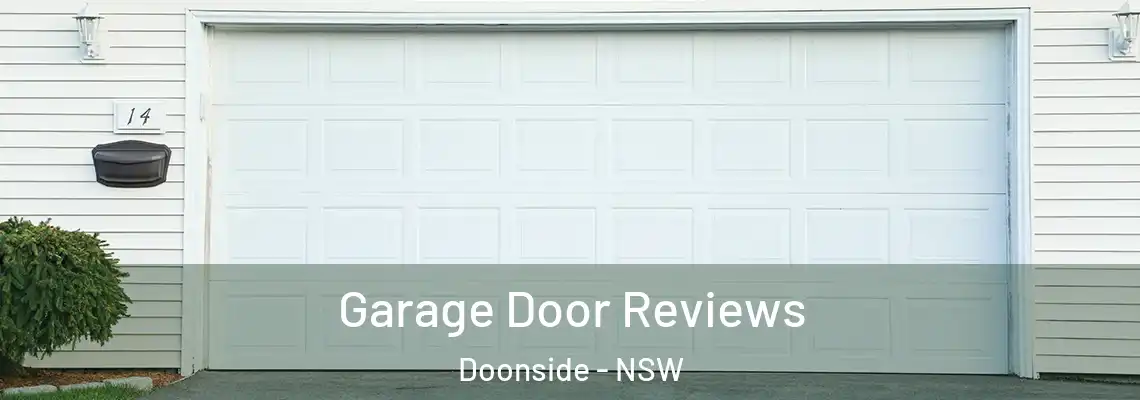 Garage Door Reviews Doonside - NSW