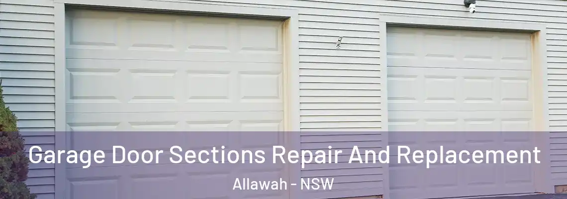 Garage Door Sections Repair And Replacement Allawah - NSW