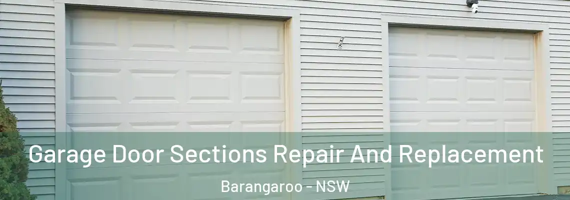Garage Door Sections Repair And Replacement Barangaroo - NSW