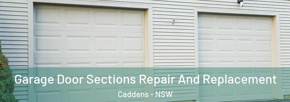 Garage Door Sections Repair And Replacement Caddens - NSW