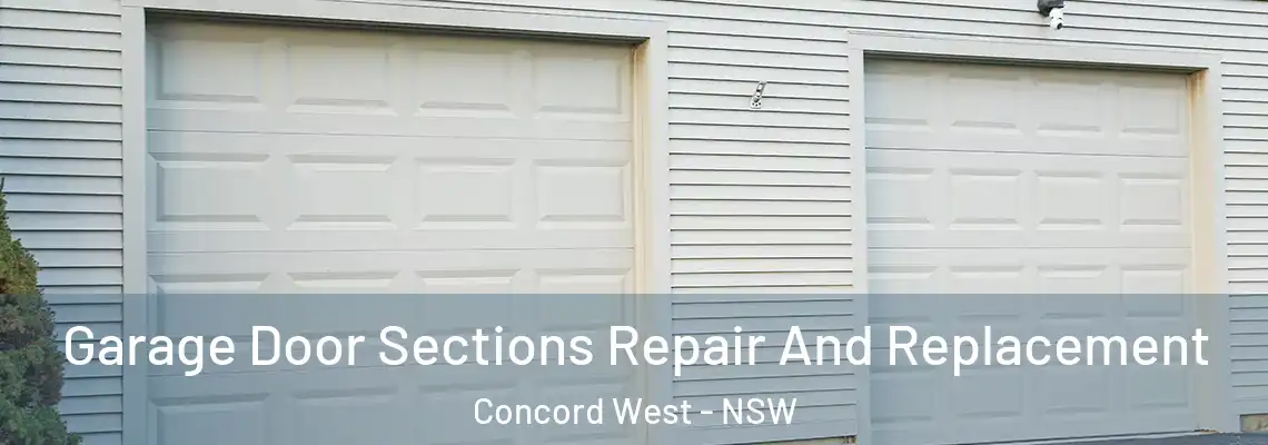 Garage Door Sections Repair And Replacement Concord West - NSW