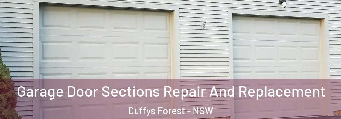 Garage Door Sections Repair And Replacement Duffys Forest - NSW