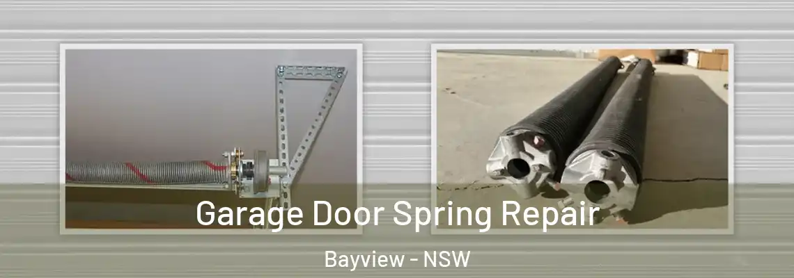 Garage Door Spring Repair Bayview - NSW