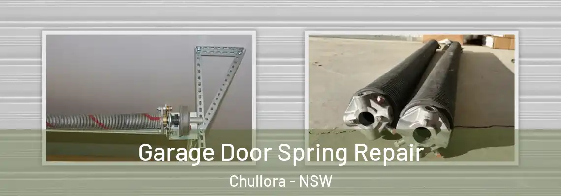 Garage Door Spring Repair Chullora - NSW