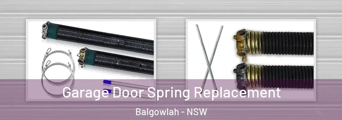 Garage Door Spring Replacement Balgowlah - NSW