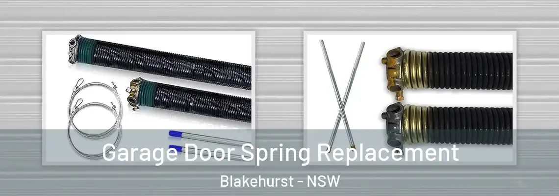 Garage Door Spring Replacement Blakehurst - NSW
