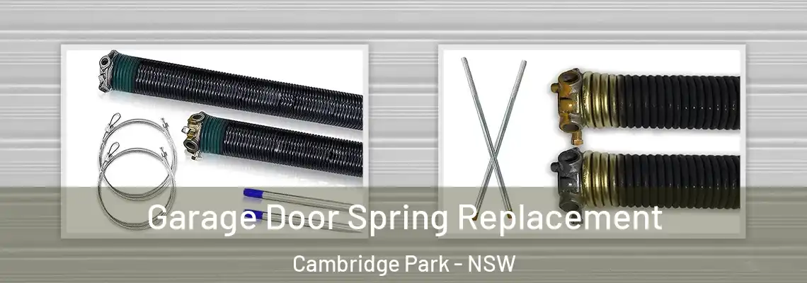 Garage Door Spring Replacement Cambridge Park - NSW