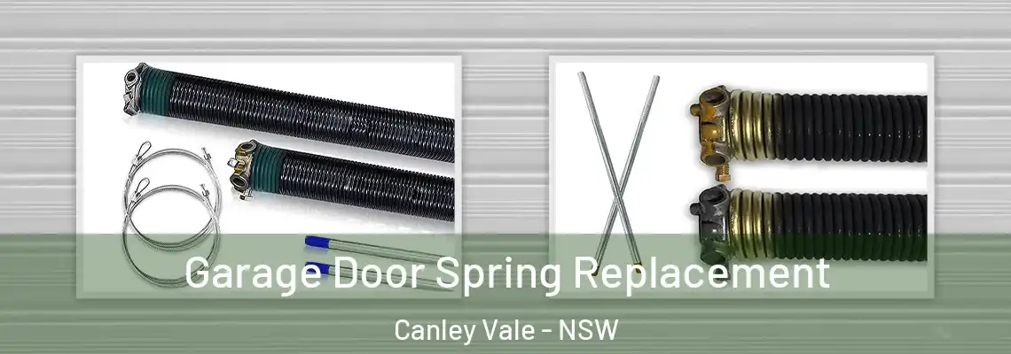 Garage Door Spring Replacement Canley Vale - NSW