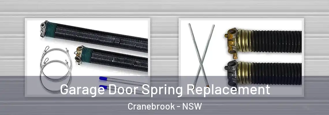Garage Door Spring Replacement Cranebrook - NSW