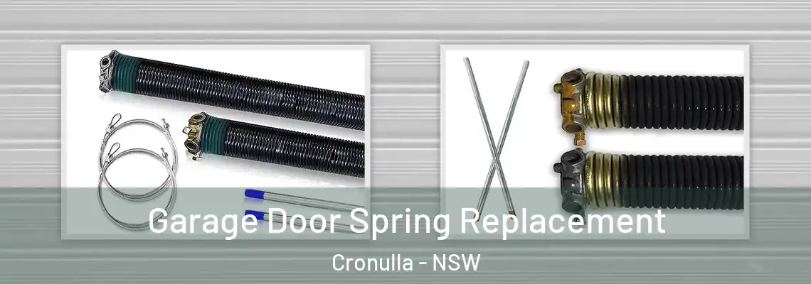 Garage Door Spring Replacement Cronulla - NSW