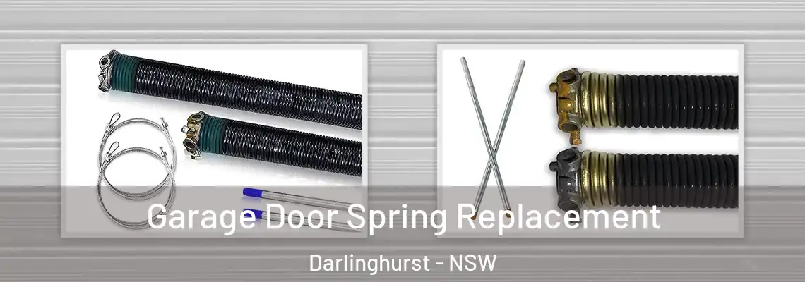 Garage Door Spring Replacement Darlinghurst - NSW