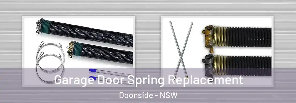 Garage Door Spring Replacement Doonside - NSW