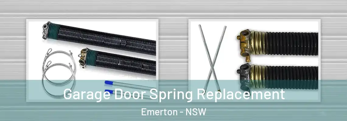 Garage Door Spring Replacement Emerton - NSW