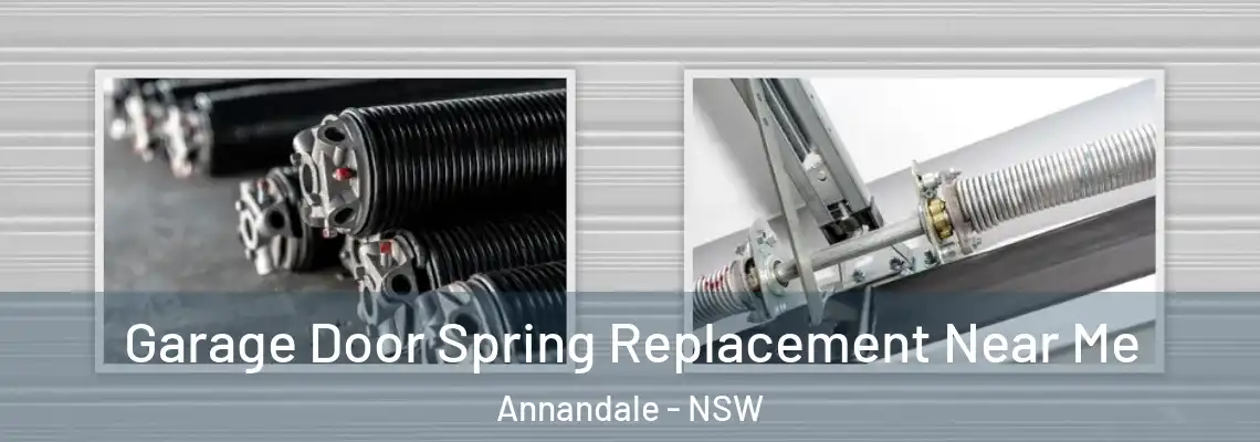Garage Door Spring Replacement Near Me Annandale - NSW