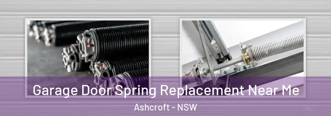 Garage Door Spring Replacement Near Me Ashcroft - NSW