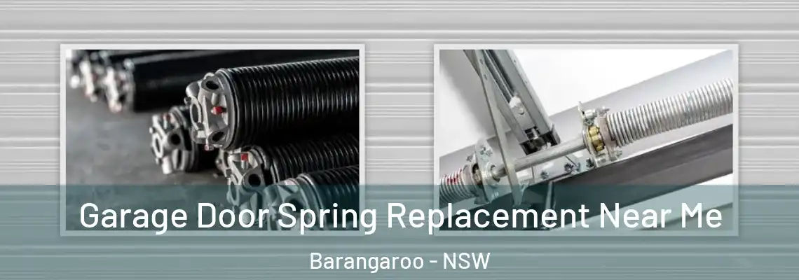 Garage Door Spring Replacement Near Me Barangaroo - NSW