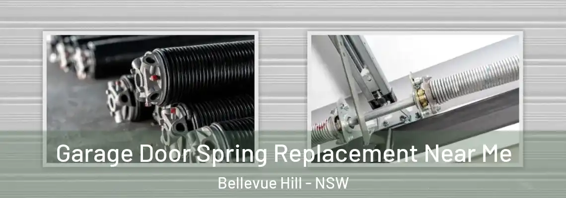 Garage Door Spring Replacement Near Me Bellevue Hill - NSW