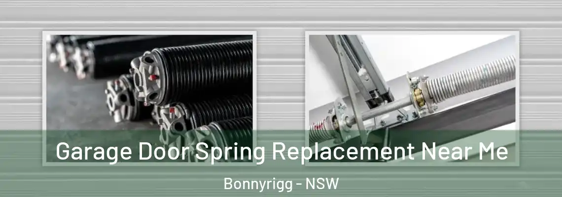 Garage Door Spring Replacement Near Me Bonnyrigg - NSW