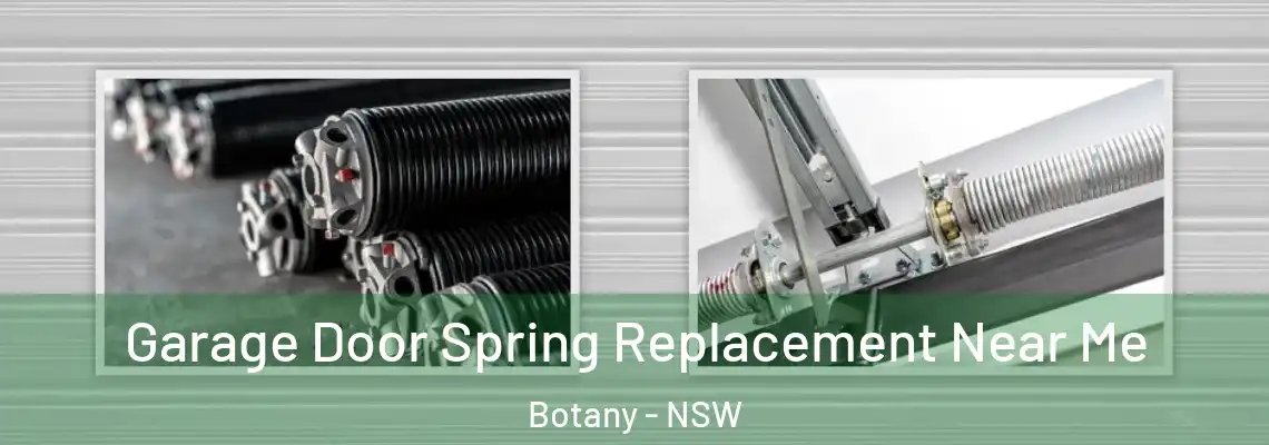 Garage Door Spring Replacement Near Me Botany - NSW