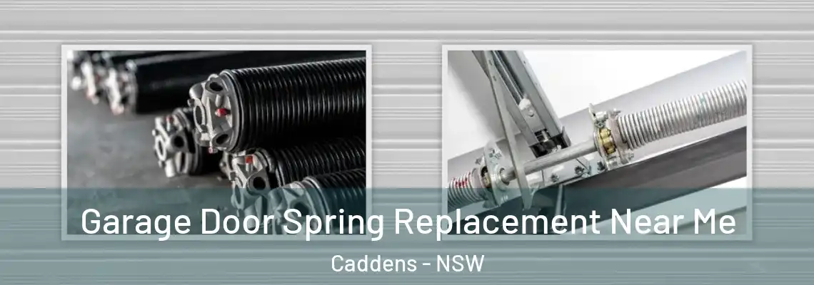 Garage Door Spring Replacement Near Me Caddens - NSW