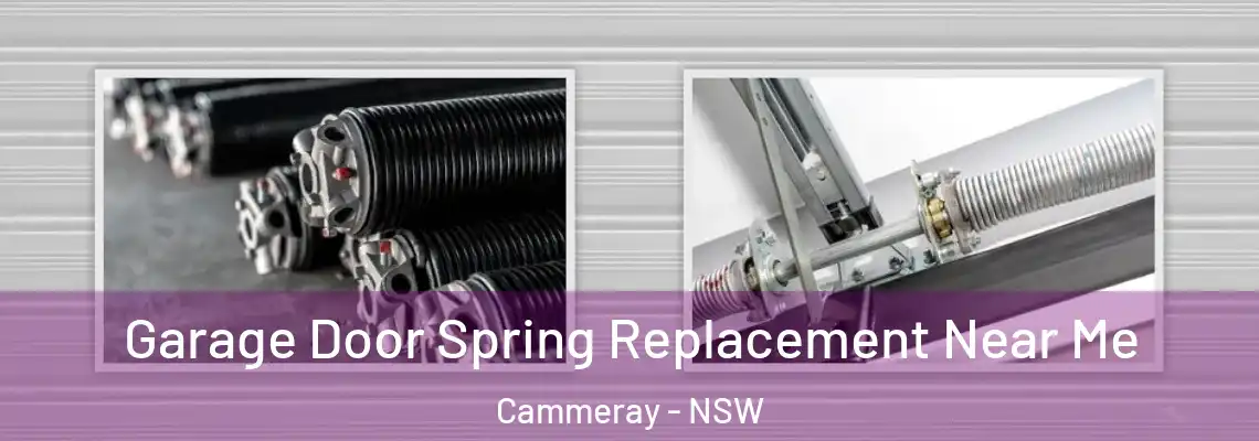 Garage Door Spring Replacement Near Me Cammeray - NSW