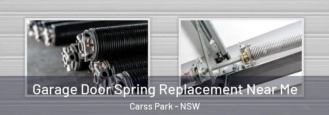Garage Door Spring Replacement Near Me Carss Park - NSW