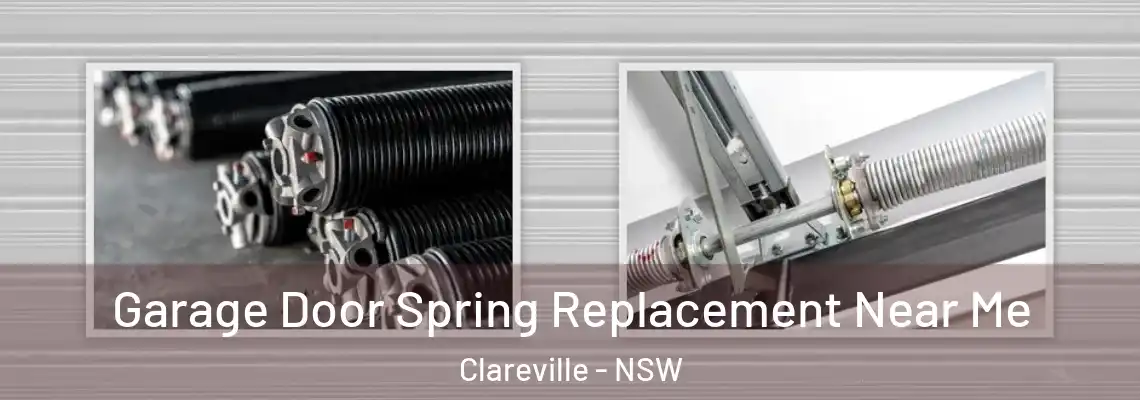 Garage Door Spring Replacement Near Me Clareville - NSW