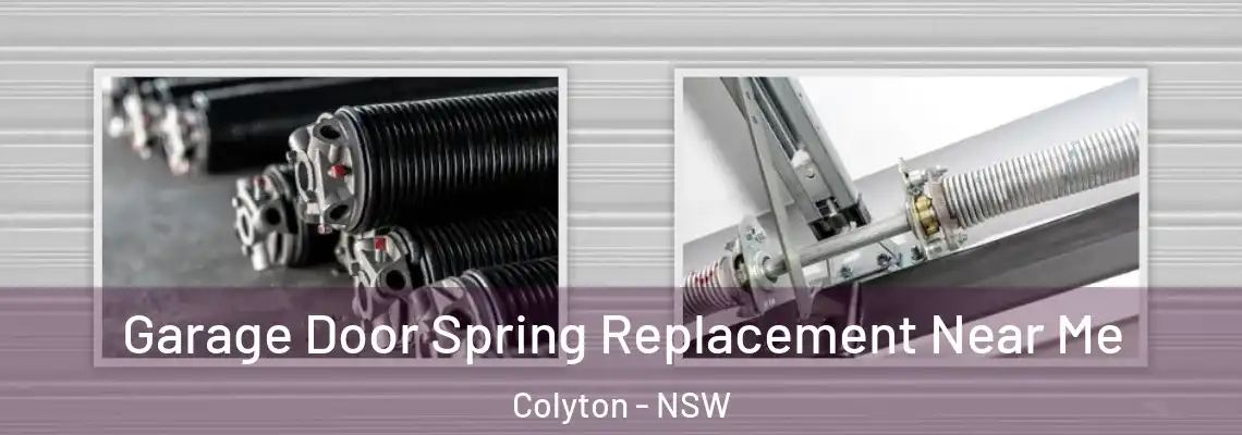 Garage Door Spring Replacement Near Me Colyton - NSW