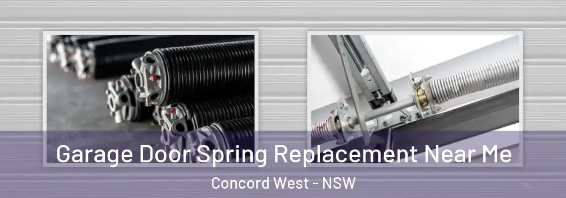 Garage Door Spring Replacement Near Me Concord West - NSW
