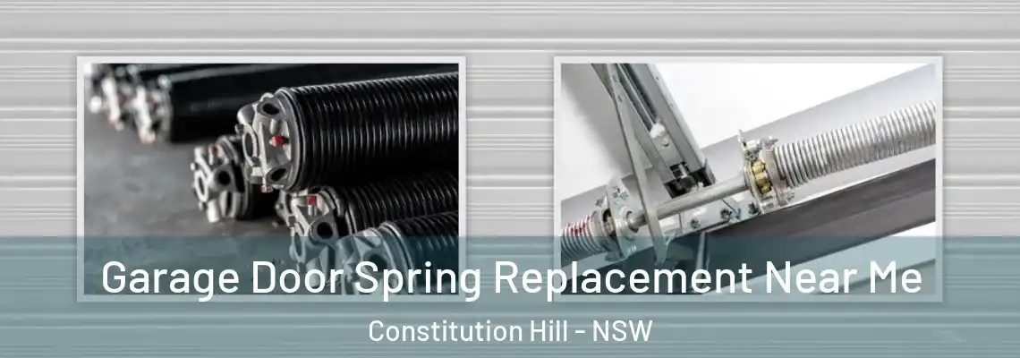 Garage Door Spring Replacement Near Me Constitution Hill - NSW
