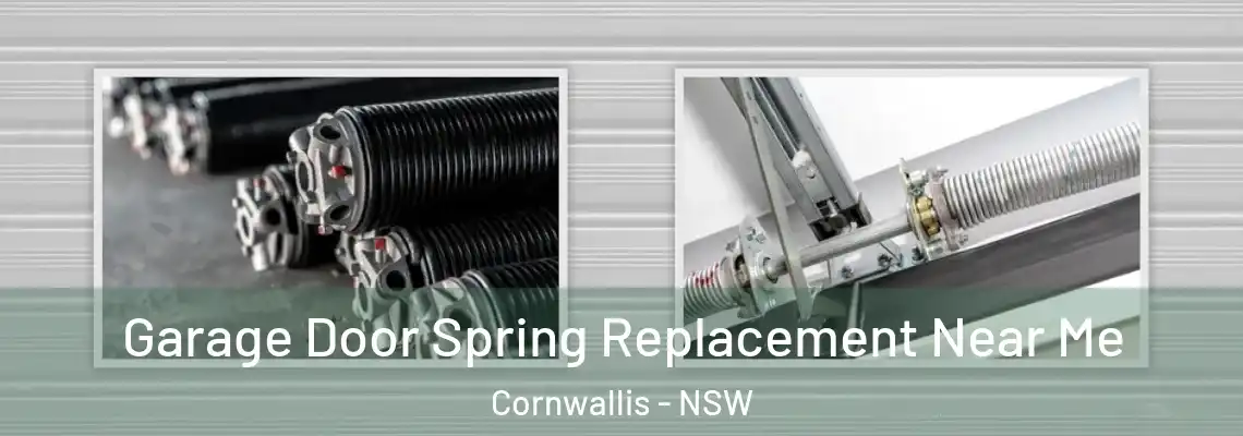Garage Door Spring Replacement Near Me Cornwallis - NSW