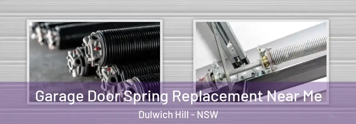 Garage Door Spring Replacement Near Me Dulwich Hill - NSW