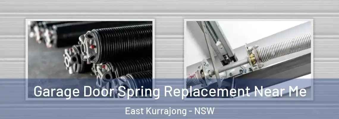 Garage Door Spring Replacement Near Me East Kurrajong - NSW