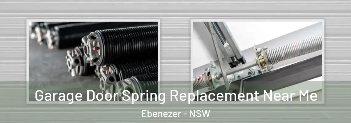 Garage Door Spring Replacement Near Me Ebenezer - NSW