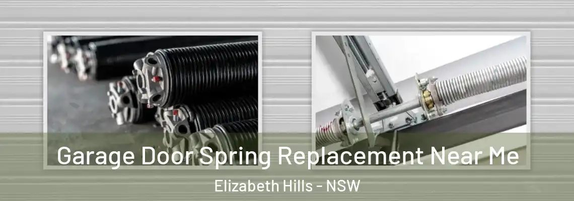 Garage Door Spring Replacement Near Me Elizabeth Hills - NSW